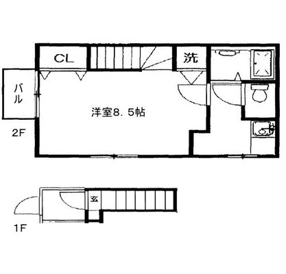 東京都足立区千住大川町 賃貸アパート 1K