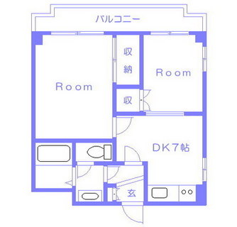 東京都足立区千住緑町２丁目 賃貸マンション 2DK