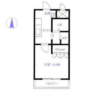 東京都足立区伊興２丁目 賃貸マンション 1K