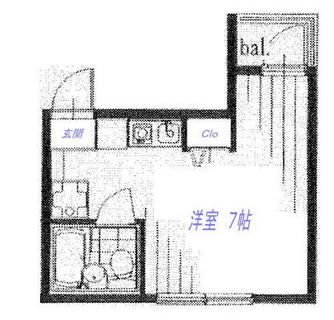 東京都足立区谷在家２丁目 賃貸マンション 1R