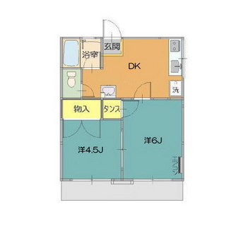 東京都足立区東綾瀬１丁目 賃貸アパート 2DK