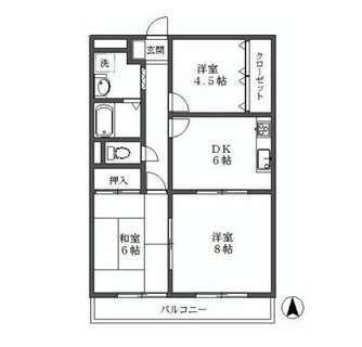 東京都足立区江北２丁目 賃貸マンション 3DK