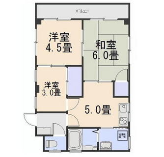 東京都足立区東和２丁目 賃貸マンション 3DK