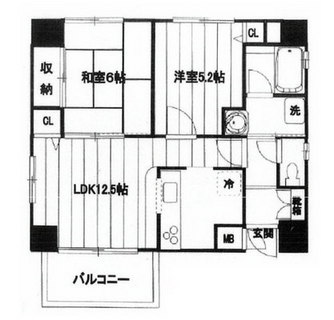 東京都足立区千住橋戸町 賃貸マンション 2LDK