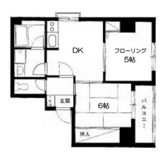 東京都足立区千住宮元町 賃貸マンション 2DK