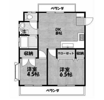 東京都足立区中川５丁目 賃貸マンション 2DK