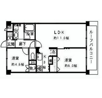 東京都足立区千住橋戸町 賃貸マンション 2LDK