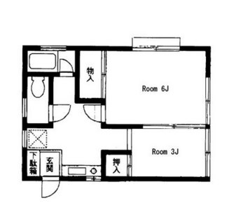 東京都足立区千住仲町 賃貸マンション 2K