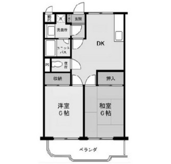 東京都足立区大谷田３丁目 賃貸マンション 2DK