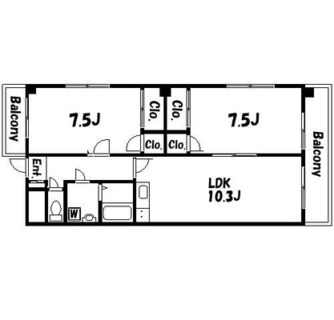 東京都足立区東和１丁目 賃貸マンション 2LDK