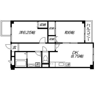 東京都足立区日ノ出町 賃貸マンション 2DK