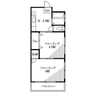 東京都足立区千住旭町 賃貸マンション 2K