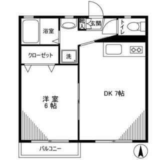 東京都足立区足立２丁目 賃貸マンション 1DK