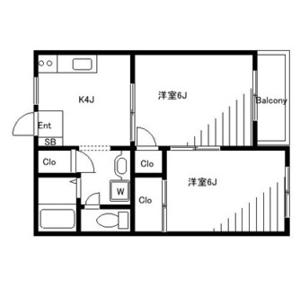 東京都足立区千住元町 賃貸マンション 2K