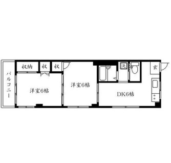 東京都足立区綾瀬２丁目 賃貸マンション 2DK