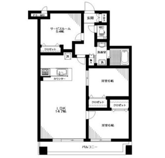 東京都足立区谷在家２丁目 賃貸マンション 2SLDK