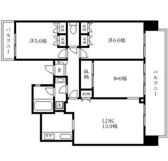 東京都足立区綾瀬２丁目 賃貸マンション 3LDK