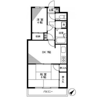 東京都足立区中川３丁目 賃貸マンション 2DK