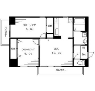 東京都足立区千住橋戸町 賃貸マンション 2LDK