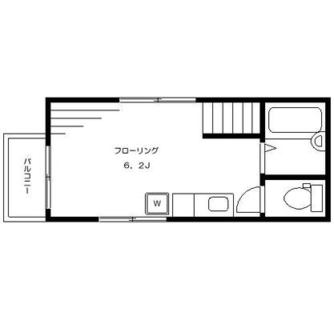 東京都足立区千住旭町 賃貸アパート 1R