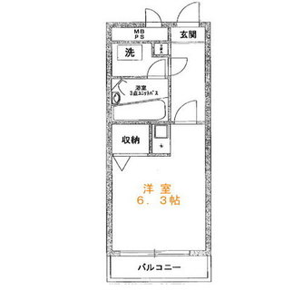 東京都足立区東和１丁目 賃貸マンション 1R