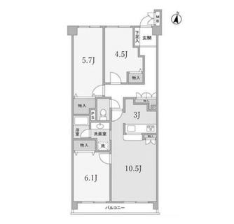 東京都足立区日ノ出町 賃貸マンション 3LDK