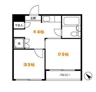 東京都足立区西新井本町５丁目 賃貸マンション 1DK