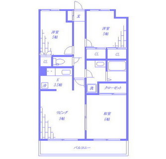 東京都足立区西新井本町２丁目 賃貸マンション 3LDK